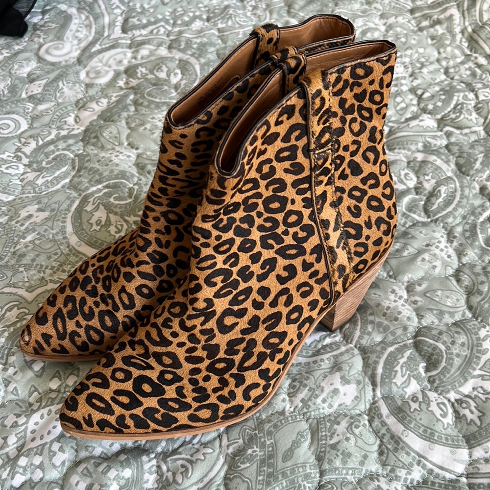Frye Leopard Boots